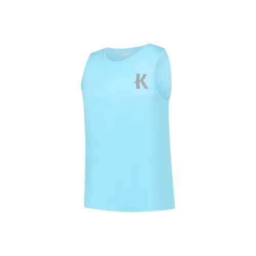 QIAODAN x QIANGFENGCHUIFU LIANMINGKUAN Майка Мужская Перистый Синий