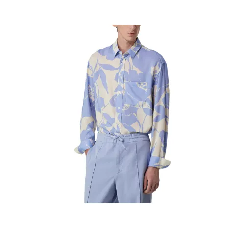 Canali Бежевые Мужские Рубашки