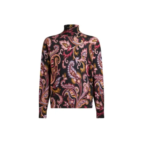 ETRO Черные Мужские Кашемировые Свитера