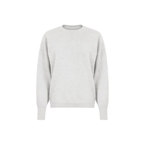 Maison Margiela FW24 Кашемир Свитер Мужской Светло-Серый