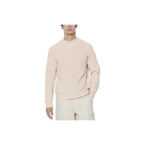 UNIQLO Бежевый Мужской Трикотаж