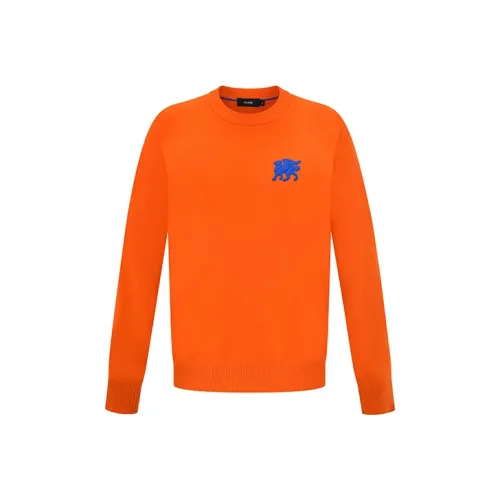 Редкие оранжево-красные мужские свитеры