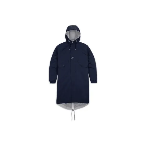 Nike Куртка Азиатская версия Унисекс Синий Белый