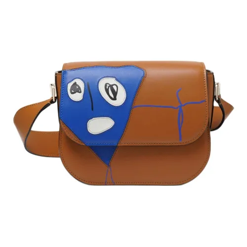 Valextra Сумка через плечо из коровьей кожи женская коричневая