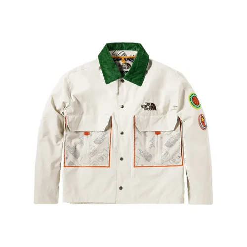 THE NORTH FACE x Brain Dead 76 OVERSIZED Mountain Chore Coat Jacket Men's White