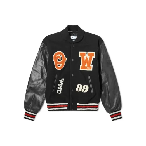 Off Белый FW20 Черный Мужские Куртки