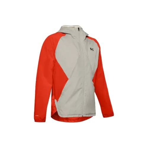 Under Armour Эластичный Оранжевый Красный Мужская Куртка