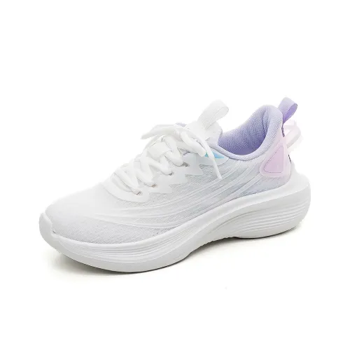 HUANQIU Беговые кроссовки Низкий верх Белый фиолетовый Женские