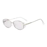 Серебряная оправа с светло-серыми линзами Q18