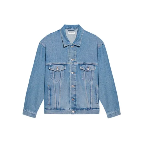 Balenciaga Куртки и Пальто Стандартный крой Мужской Синий