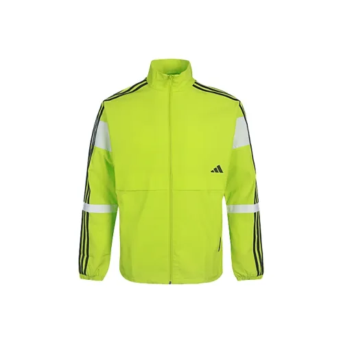 Adidas Куртки и Пальто Мужские Полу Неон Зеленый