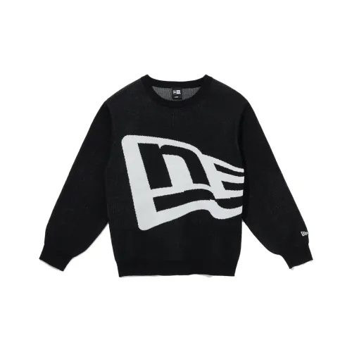 New Era Мужские черные свитеры
