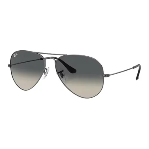 RayBan Металлические Aviator Солнцезащитные очки Унисекс Черные