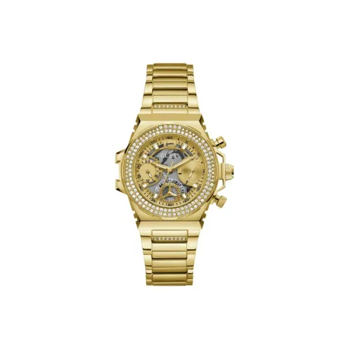 GUESS Наручные часы Кварцевый механизм Нержавеющая сталь Ремешок 36 мм Черепный циферблат Женские часы