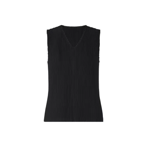 ISSEY MIYAKE Мужские черные майки
