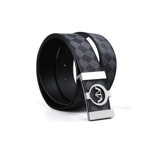 V.V.Brown Коровья кожа с узором "Ромб" Кожаные ремни Мужской Ширина 3,8 см