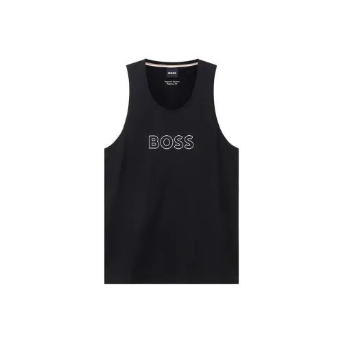 Hugo Boss Мужские черные майки