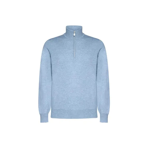 BRUNELLO CUCINELLI Синий Мужской Свитера