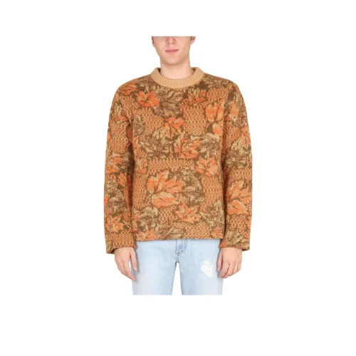 ERL Orange Men's Sweaters ERL Апельсиновые мужские свитеры