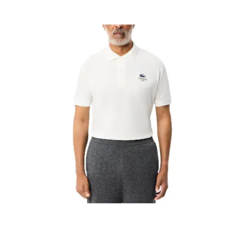 Поло Унисекс Белое LACOSTE Collaboration