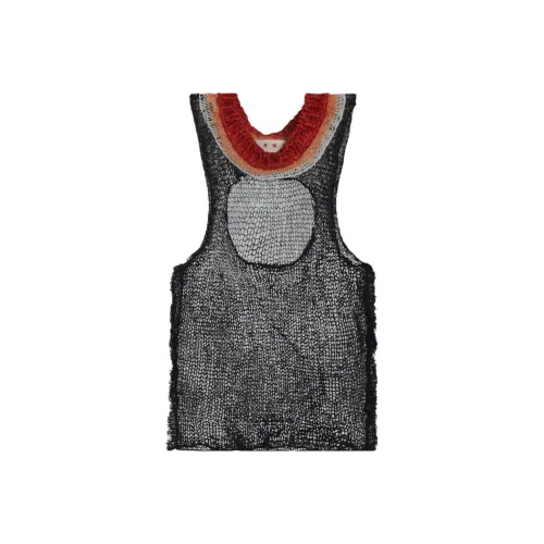 MARNI Мужские майки черного цвета