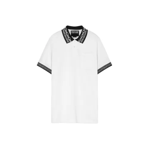 VERSACE JEANS COUTURE SS24 Поло Мужское Белое