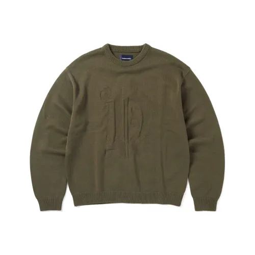 Thisisneverthat Оливковый Унисекс Свитеры