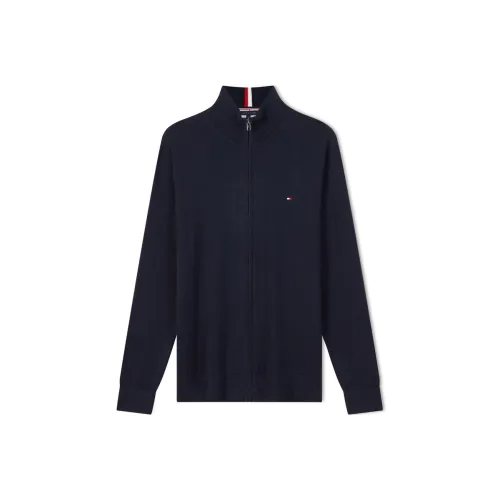 Tommy Hilfiger Темно-синий Синий DU7 Мужской Трикотаж