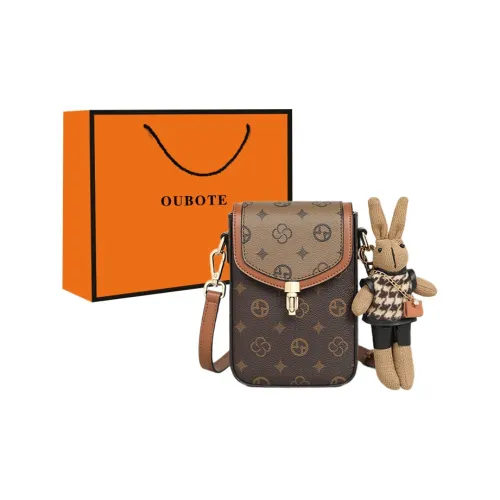 OUBOTE Чехол для телефона из синтетической кожи сумка через плечо женский кофейный