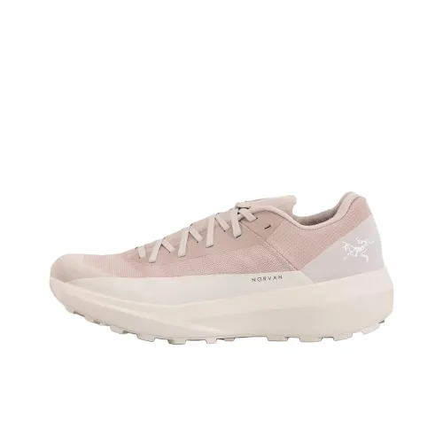 Arcteryx Norvan LD 4 Slip-resistant Abrasion-resistant Breathable Low-Top Training Running Shoes Women's White Pink