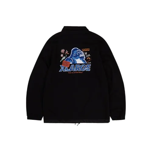 XLARGE совместный бренд Черные мужские куртки