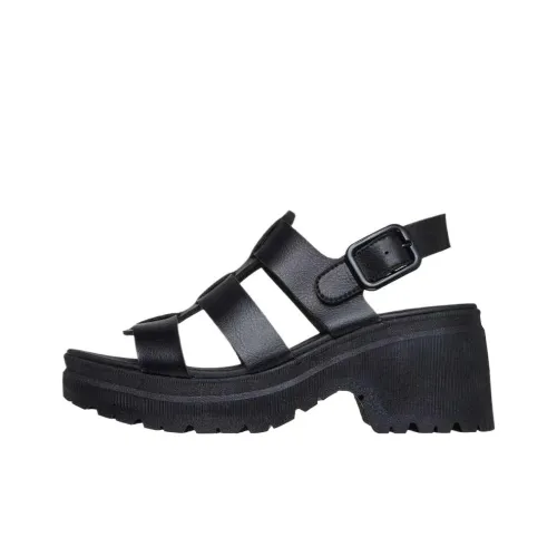 Skechers BOBS Tango Sol Пляжные сандалии Женские Черный