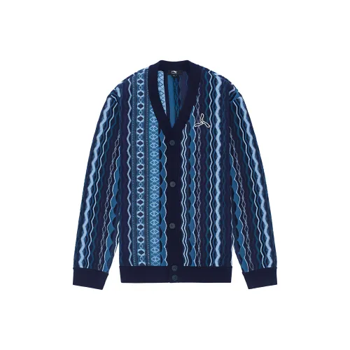 LI NING 1990 Tour Series Темно-Морской Синий Мужской Трикотаж