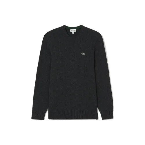 Свитеры для мужчин черного цвета в сотрудничестве с LACOSTE