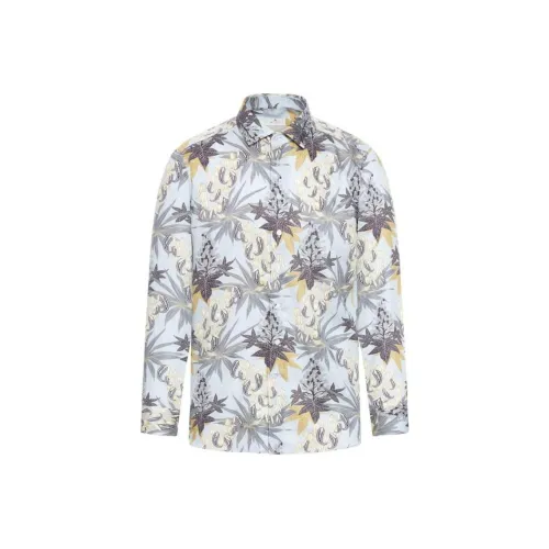 ETRO Светло-синие Мужские Рубашки