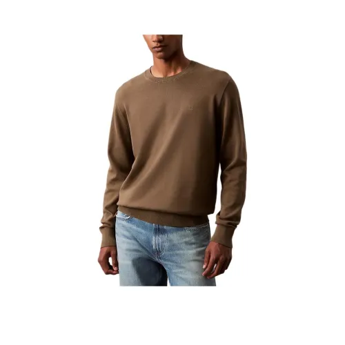 CALVIN KLEIN Свитер Мужской Коричневый