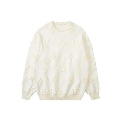 WAYNEXZAVIER Свитер Мужской Белый