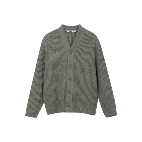 UNIQLO FW22 Трикотаж Мужской Светло-Серый