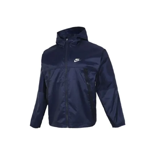 Nike Blue Men's Jackets Найк Синий Мужские Куртки