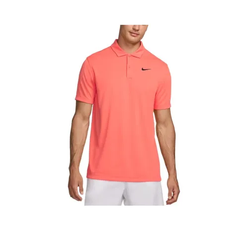nike Court Dri Fit Polo Мужской Светлый Дикий Манго Черный