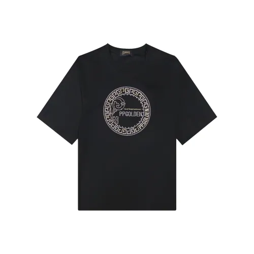 PP.GOLDEN Черные Мужские T-рубашки