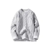 Бело-серый вереск, флисовая подкладка