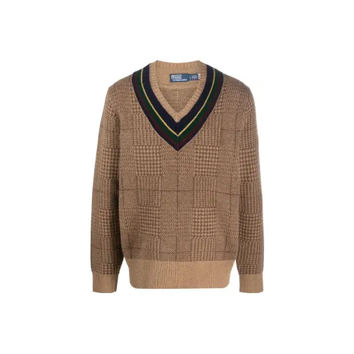 Polo Ralph Lauren FW23 Свитер Мужской Верблюжий Коричневый