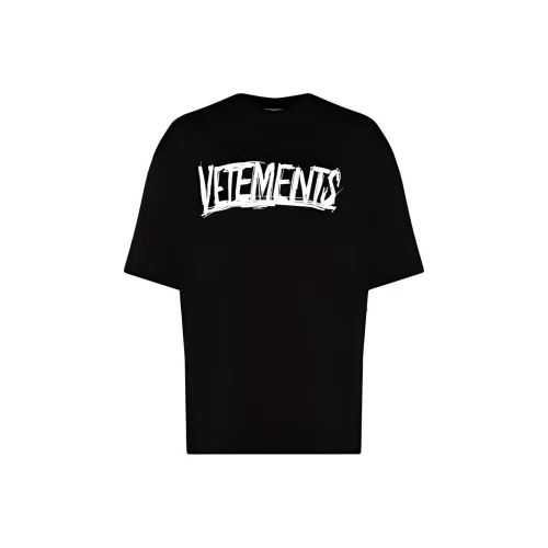 Vetements Черные Мужские T-Рубашки