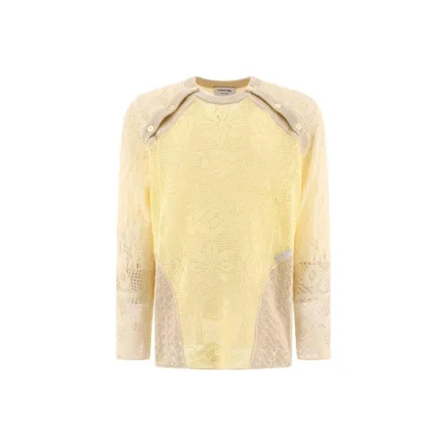 Marine Serre Бежевые Мужские Свитера