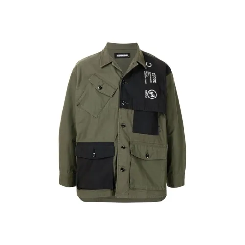 NEIGHBORHOOD совместный бренд Зеленый Мужской Куртки