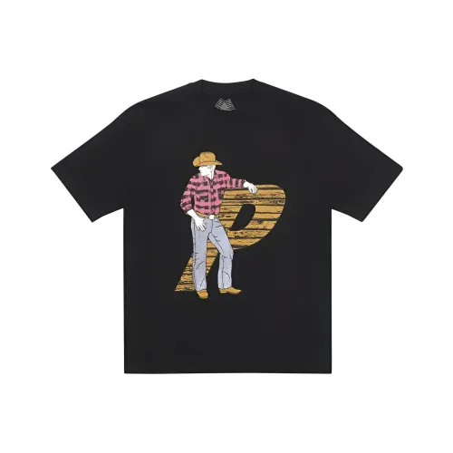 Дворцовый Черный Мужской T-Рубашки