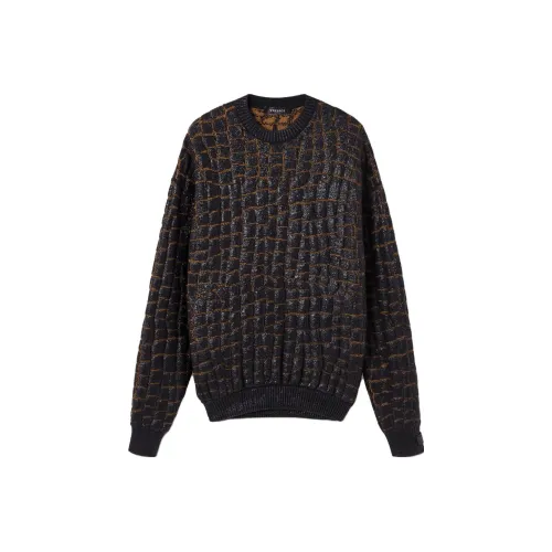 VERSACE Коричневые Мужские Свитера