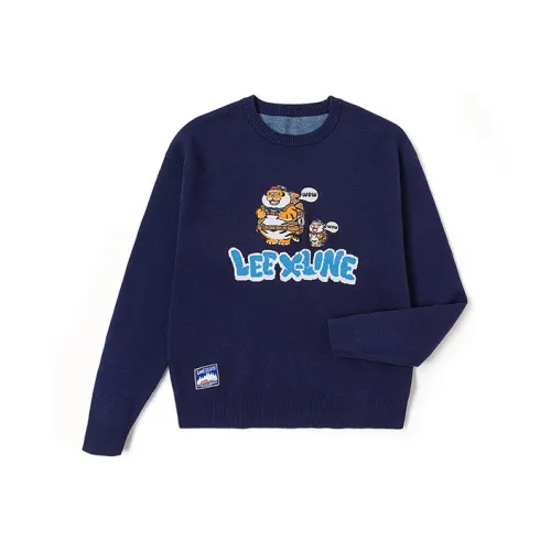 Lee Морской синий Унисекс Свитеры