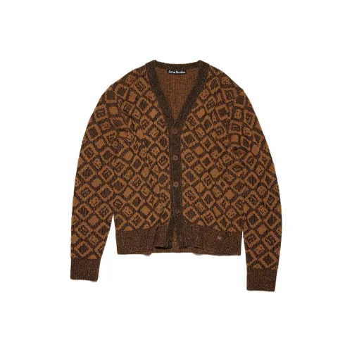 Acne Studios Темно-коричневые унисекс свитеры